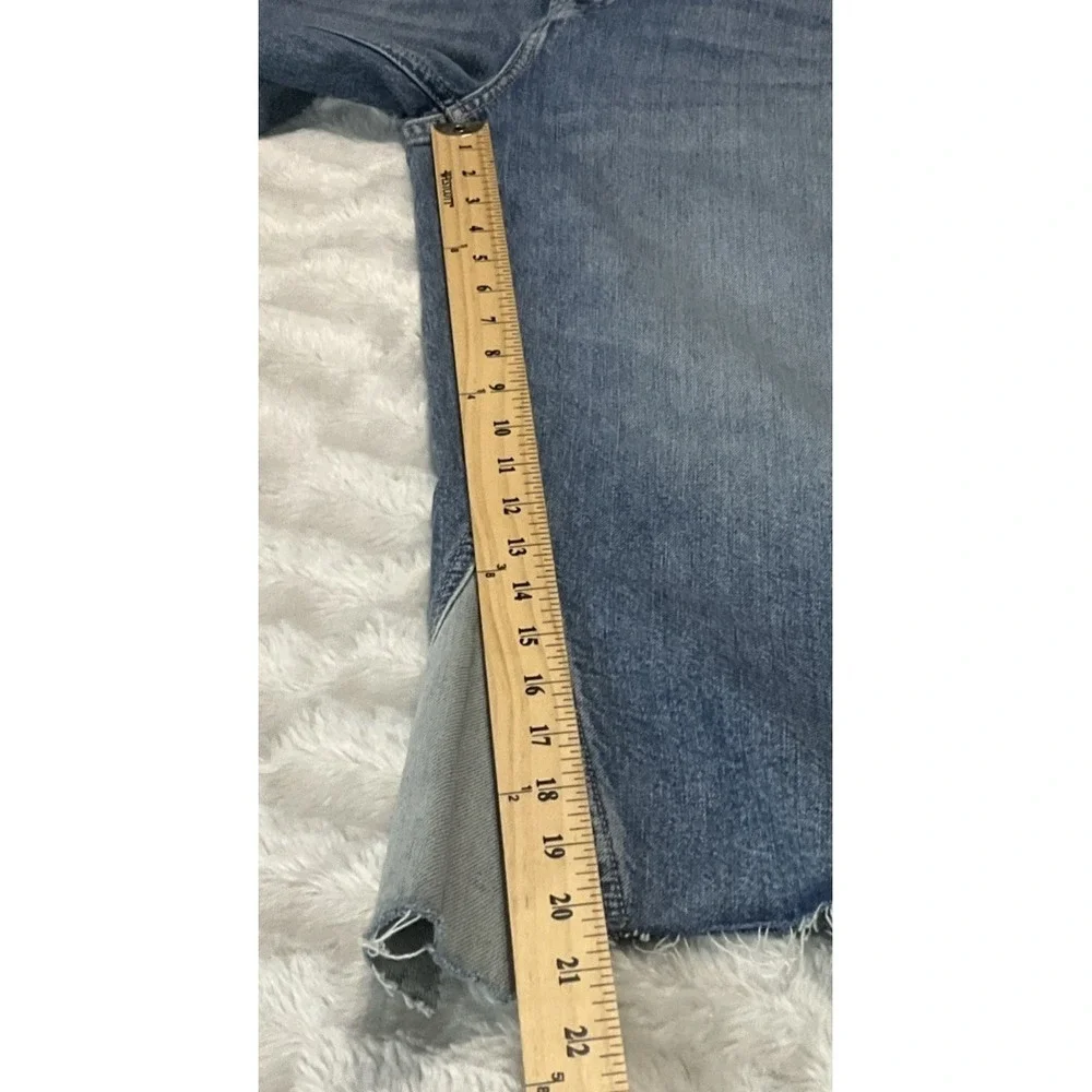 Free People We The Free Women's Size 28 Ripple Wide-Leg Pieced Cropped Jeans - Picture 16 of 16